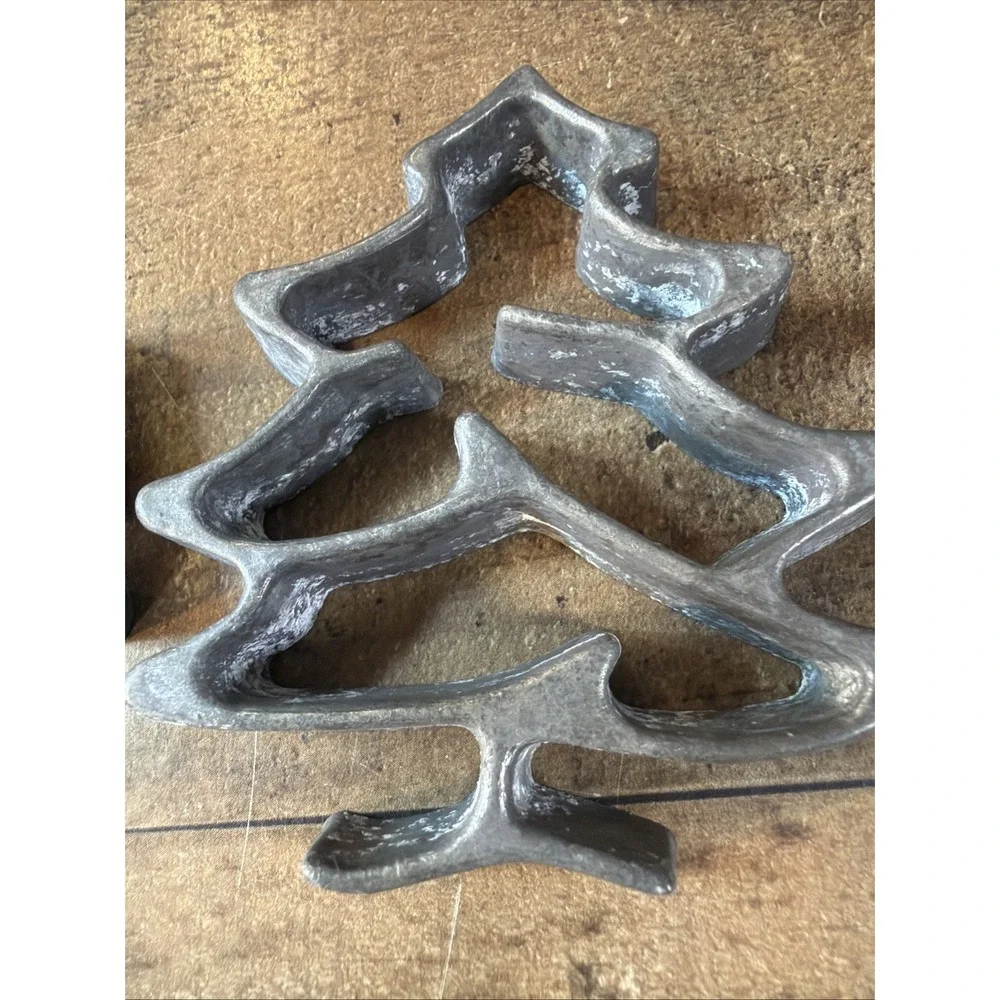 Scandinavian Rosette & Timbale Iron Pastry Mold Set 7 Pieces Total Vintage *Read